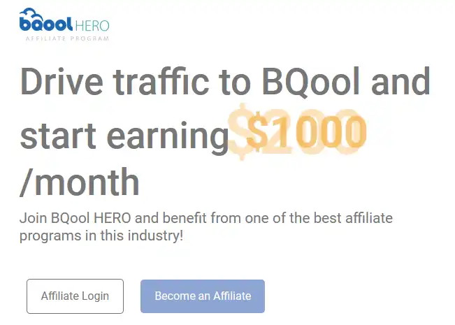 Best Amazon Seller Tools - BQool Affiliate Program