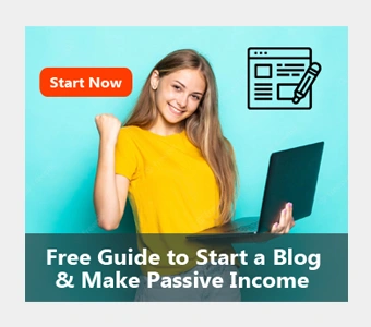 Free Guide to start a blog and make passive income