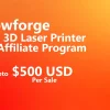 glowforge 3d laser printer affiliate program