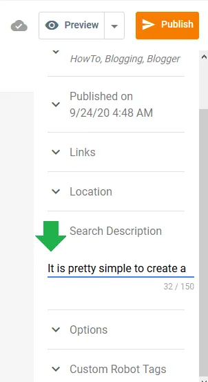 Enter a Search Description for your post