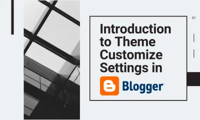 Introduction to Theme Customize Settings in Blogger