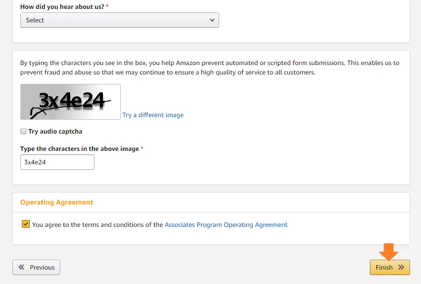 Choose how did you find about Amazon affiliate program Choose how did you find about Amazon affiliate program