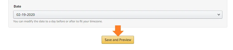 Click Save and Preview Click Save and Preview