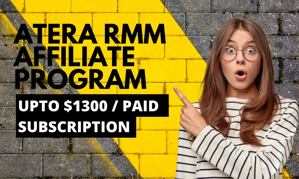 Atera RMM affiliate program