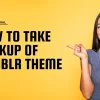 how to take the backup of tumblr theme