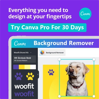 Try Canva PRO for 30 Days