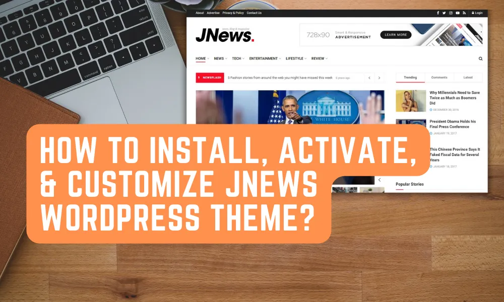 how to activate and install jnews wordpress theme