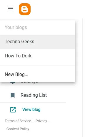For example, if I want to remove myself from "How to Dork" blog, I will choose "How To Dork".