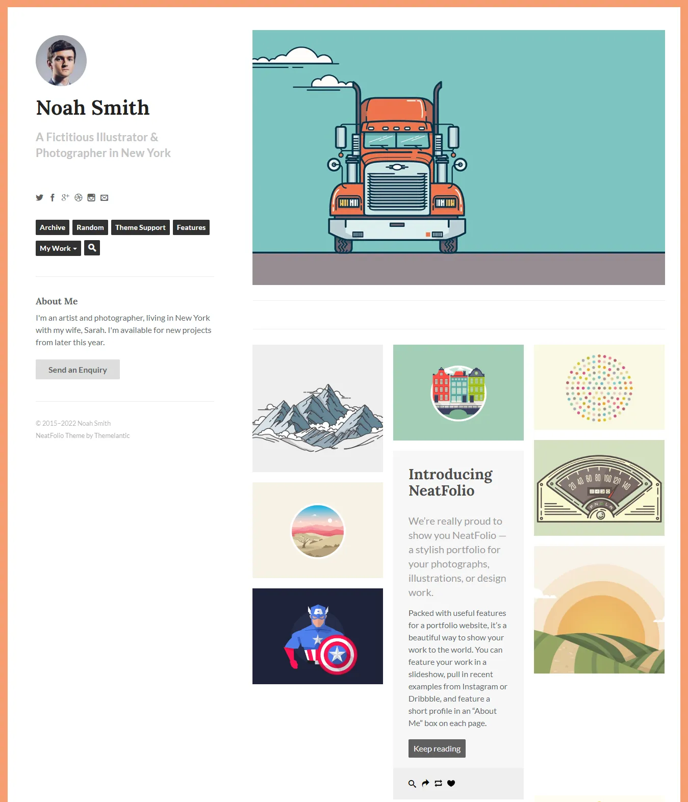 Themelantic Noah Tumblr Theme 