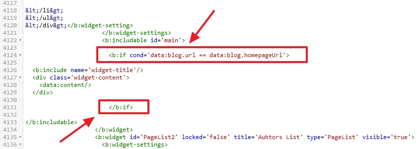 Now Paste this condition below the line <b:includable id='main'> Now Paste this condition below the line <b:includable id='main'>