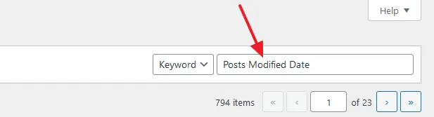 In the Plugins Search Bar enter Posts Modified Date.