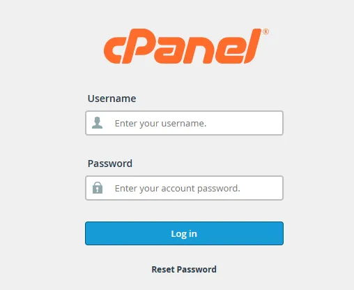 Login to your cPanel account where your website and domain are hosted.