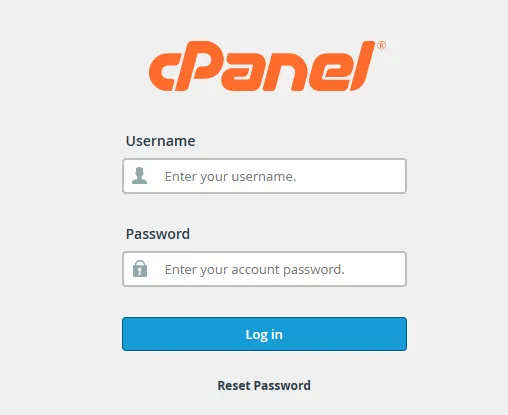 Login to your cPanel account where your website is hosted.