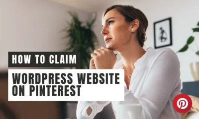 How to claim wordpress website on Pinterest