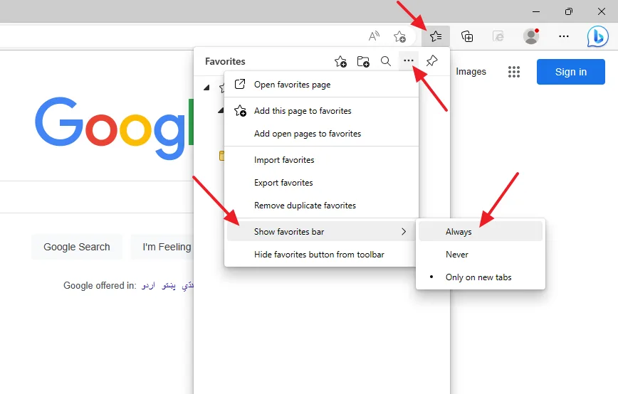 How To Bookmark Pages On Microsoft Edge In Windows 10 | Microsoft Edge Add To Favourites