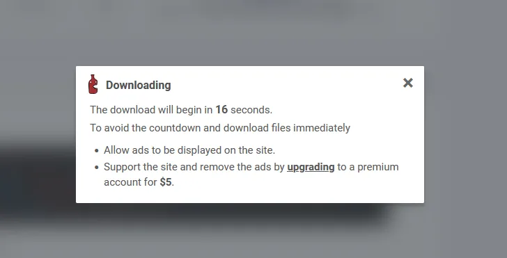 Your Downloading will begin after few seconds.