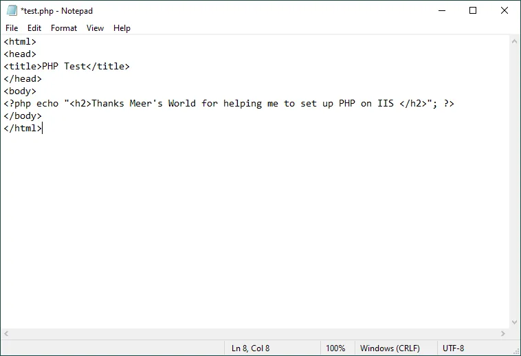 Copy and Paste this code in your Notepad file.