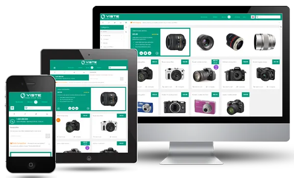 SM Viste is multipurpose, flat design, multi-color, extremely fast and advanced Magento theme perfect for a computer store, camera store, mobile store or any e-commerce website. 