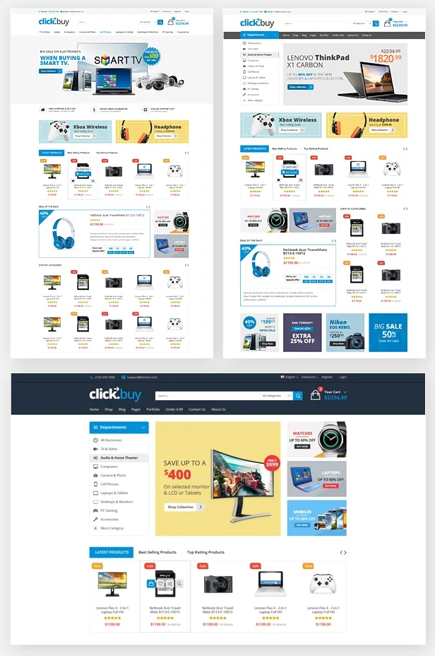 ClickBuy is a multipurpose clean, elegant, and high-performance theme with 3+ homepage layouts. It can also used for business, creative, news & corporate stores. 