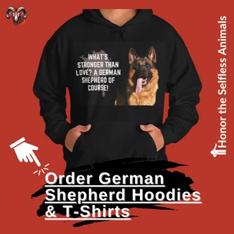 Buy Customized German Shepherd Hoodies and T-shirts - Fire Ram 23.4