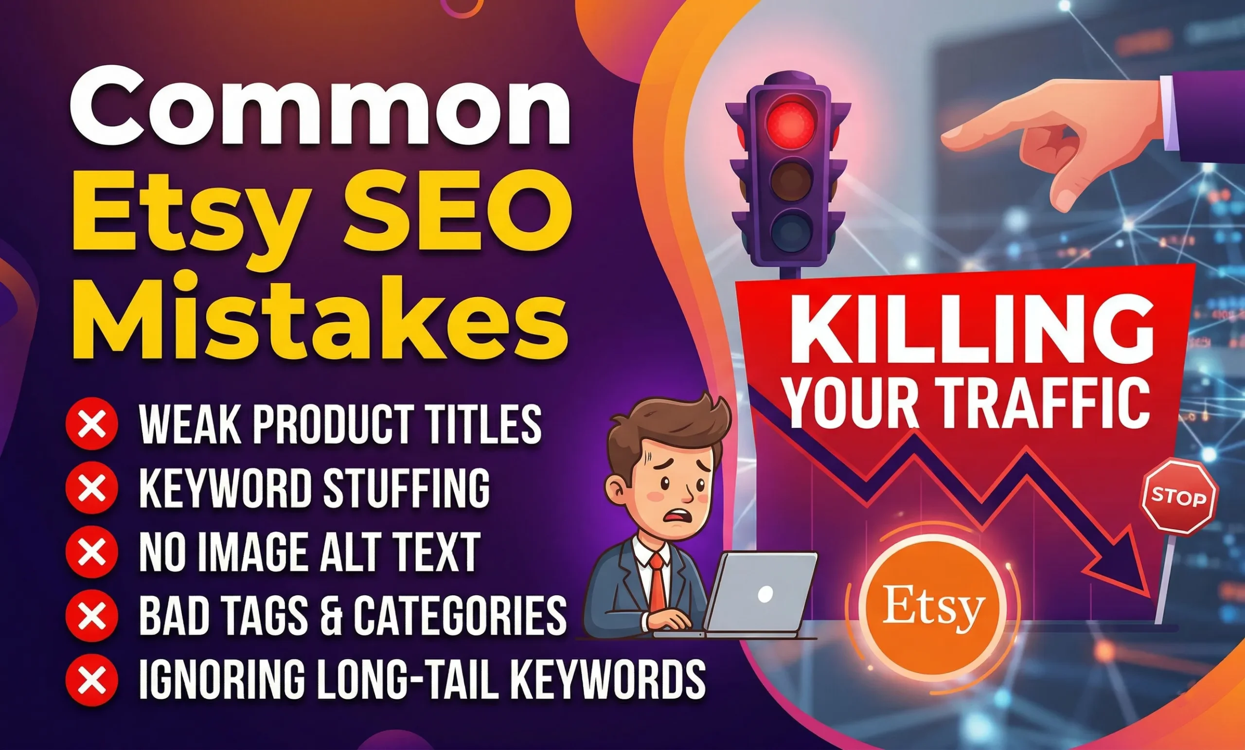Common Etsy SEO Mistakes Killing Your Traffic