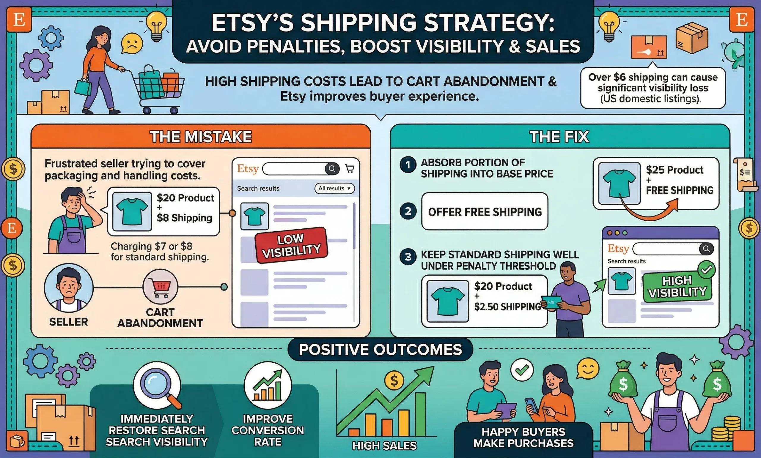 High Shipping Prices (The Search Penalty)