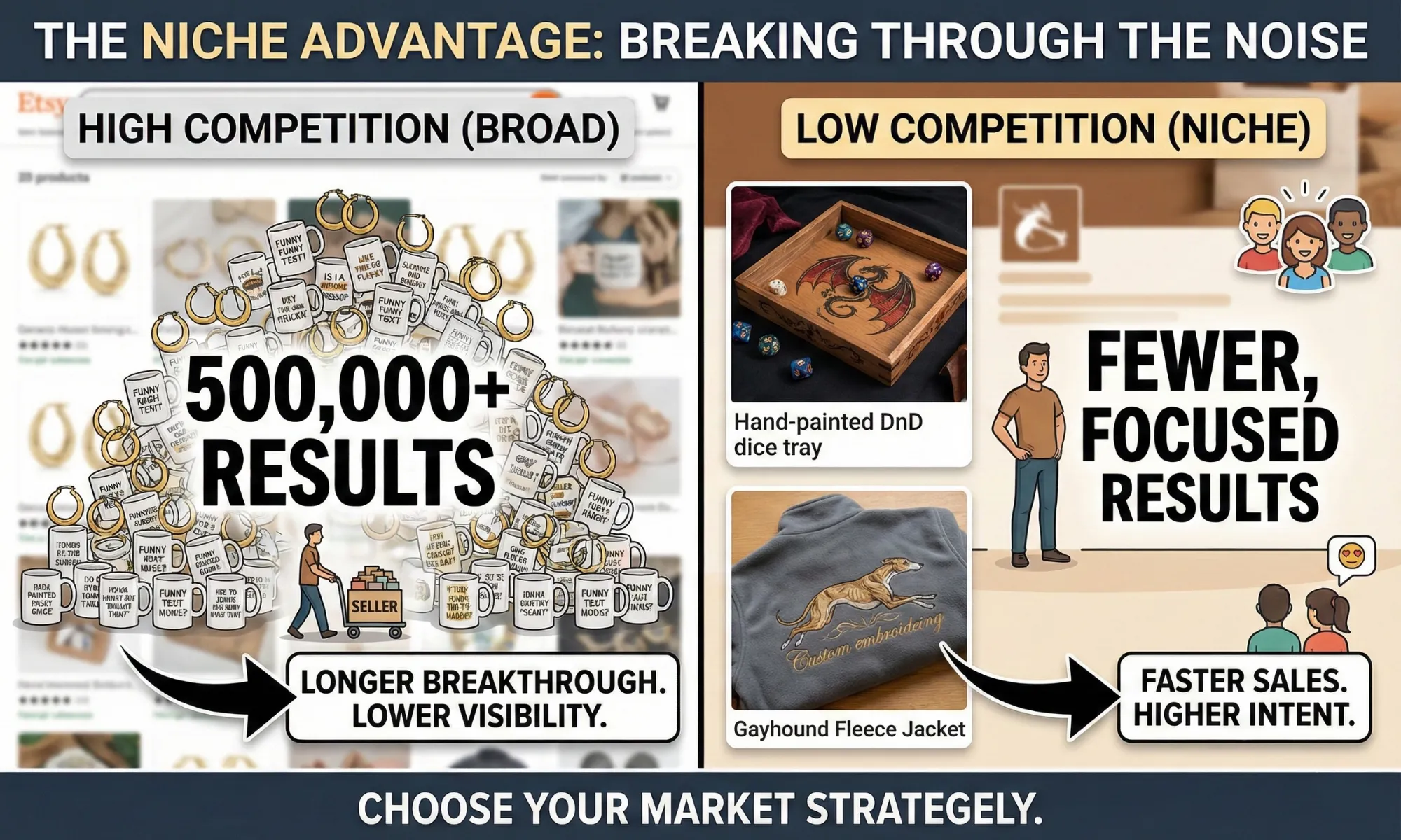 Niche Saturation on ETSY Niche Saturation on ETSY