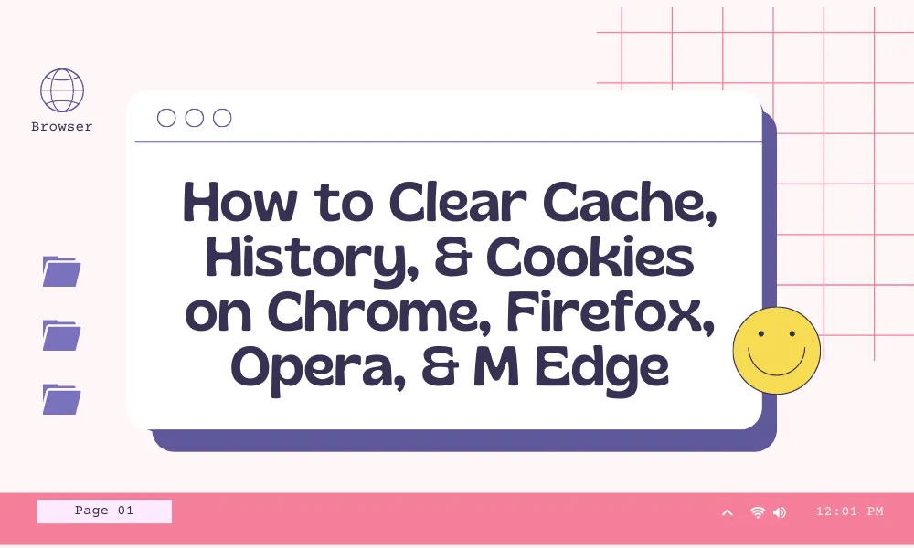 How to Clear Cache, History, Cookies, on Chrome, Firefox..