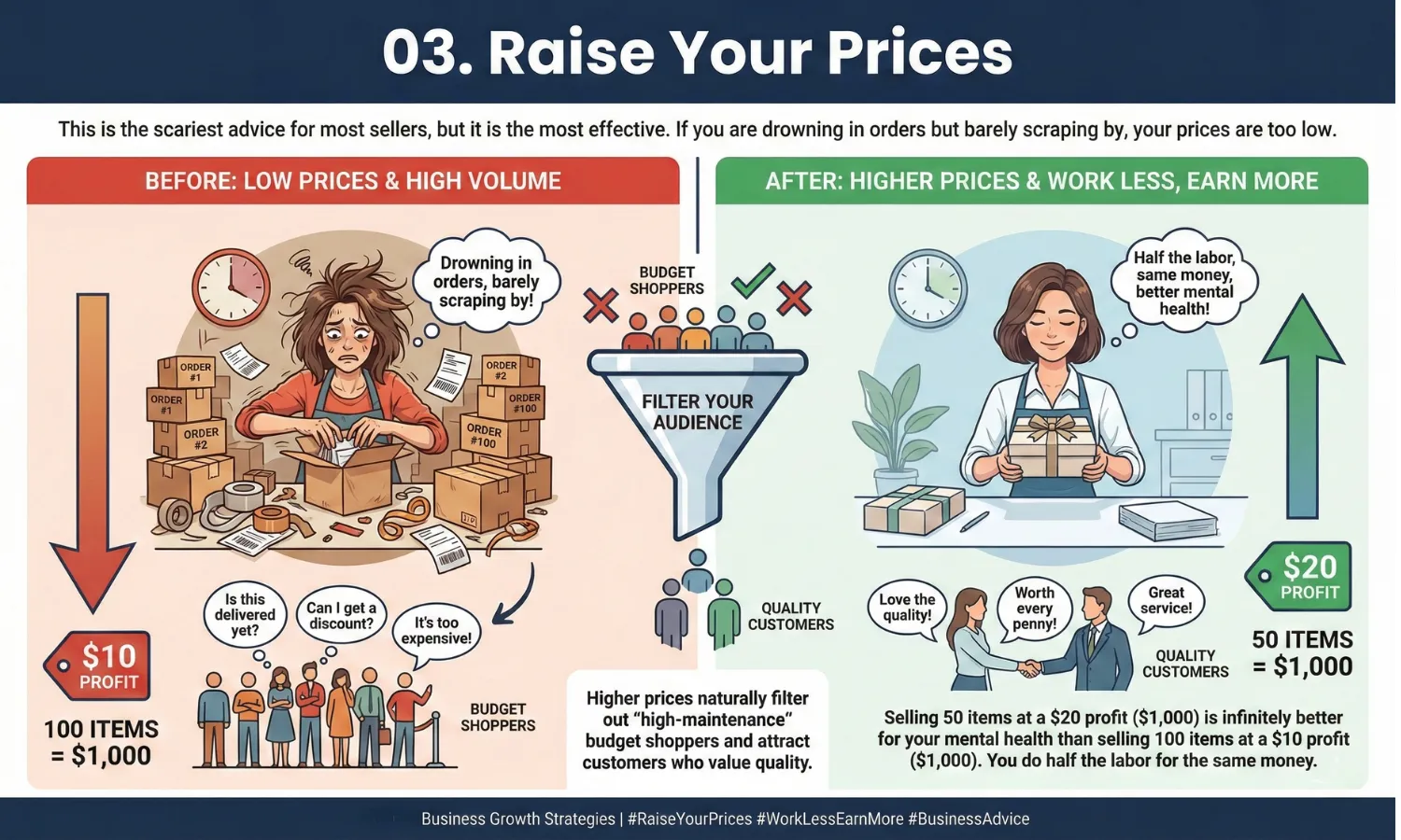 Raise Your Prices: Scale Your Etsy Shop