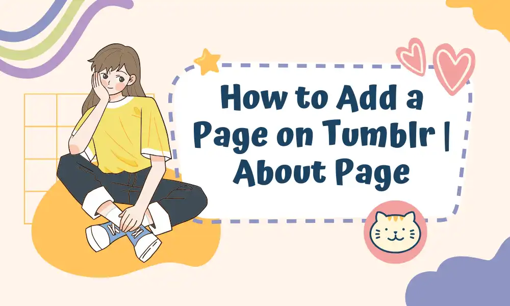 How to Add a Page on Tumblr | About Page