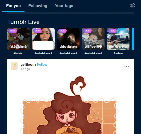 The Snooze Tumblr Live on your dashboard option The Snooze Tumblr Live on your dashboard option if enabled hides the Live section from your dashboard for 30 days.