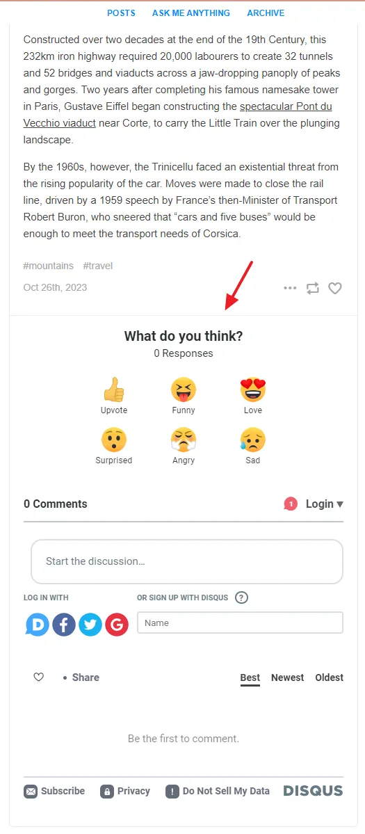 Disqus has been installed successfully installed on Tumblr via shortname. Disqus has been installed successfully installed on Tumblr via shortname.