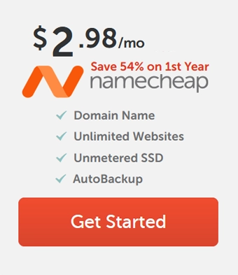 Buy Namecheap Domain and Webhoting